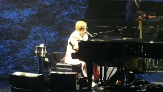 Elton John performing live "Sorry seems to be the hardest word" in San Siro, Milan 4 June 2022