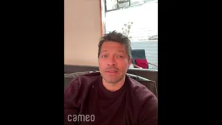 Misha Collins saying "Hello Dean"