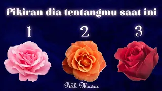 Apa yang dia pikirkan tentangmu saat ini 💭❤️👩‍❤️‍👨🍒🌹🏇 + PENDULUM (pertanyaan iya/tidak)