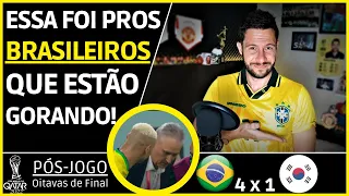 BRASIL 4 x 1 CORÉIA DO SUL - SELEÇÃO DÁ SHOW e ESTAMOS NAS QUARTAS!! | COPA DO MUNDO 2022