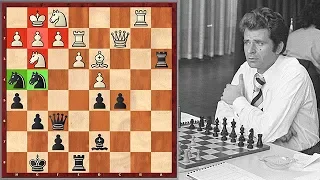 Boris Spassky Shocks His Opponent With A Venomous Sacrifice