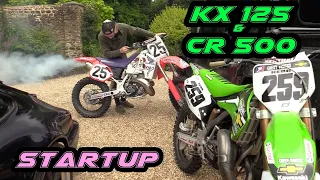 KX 125 & CR 500 START UP!