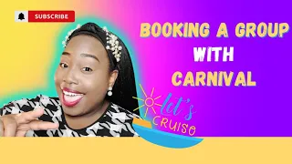 How to Quickly Book A Group with Carnival #travelbusiness