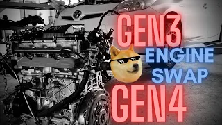 Prius Gen3 engine swap with Gen4 - step by step, get rid of that head gasket problem for good