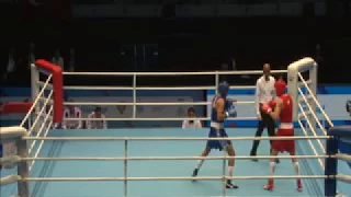 Boxing Championships 2016  ( Kareem Tharwat Bakry / Egy )  ( Kozak Laszio / Hun ) )