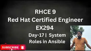 Day-17 | RHCE | System Roles in ansible | SysOpsNet | EX294