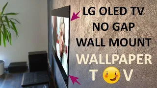 LG OLED65E9PLA 65" 4K OLED TV E9 looks like Wallpaper TV  - No gap wall mount
