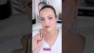 New Hourglass Unlocked Satin Lipstick Swatches! Oasis & Tide 💗