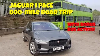 Real Road Test: Jaguar I Pace 800 Roadtrip - with bonus bus action!