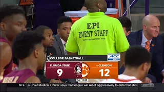 Florida State at Clemson  NCAA Men's Basketball February 28, 2018