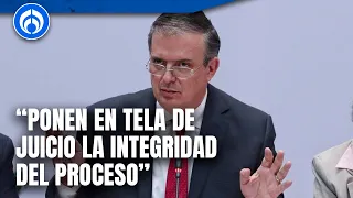 Estamos fuera del proceso de Morena, nos sacaron con policía: Marcelo Ebrard