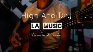 Radiohead - High And Dry | Karaoke Acoustic, Lyrics, No Vocal