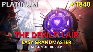 The Devils' Lair - Easy 1840 Grandmaster Nightfall | Destiny 2 (PS5)