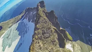 RAW Wingsuit Flight: Norway ridge surfing