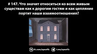 # 147. Что значит относиться ко всем живым существам как к дорогим гостям и чем так вредит цепляние?