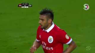 Goal | Golo Salvio: Benfica (2)-3 Tondela (Liga 17/18 #32)