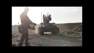 Russian military robot 'Soratnik'