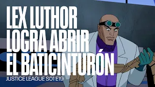 Lex Luthoor abre el Baticinturón | Justice League