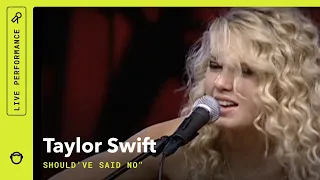 Taylor Swift, "Should've Said No": Stripped Down