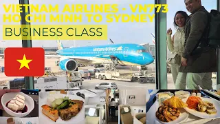 Vietnam Airlines: Relaxing Business Class: Ho Chi Minh City to Sydney - A350-900 | Value for Money🍜💺