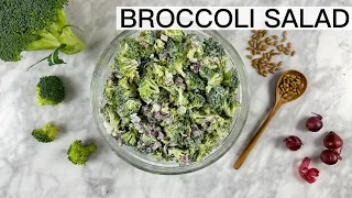 EASY BROCCOLI SALAD WITH CRANBERRIES
