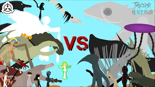 Trevor Henderson vs SCP: Rise of the Giants Part 2 Extended Preview| Sticknodes Animation!