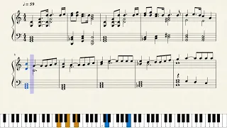 Little Witch Academia - At the Dormitory (piano sheet music)