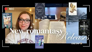 Are these new romantasy books worth your time( new release romantasy reading vlog