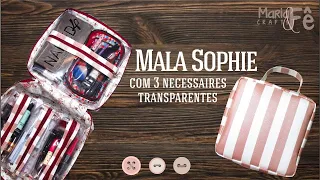 Como fazer Mala Sophie com 3 necessaires