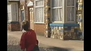 Coronation Street - David throws a brick through Vera's window 05/05/03