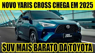 NOVO TOYOTA YARIS CROSS CHEGA EM 2025 COMO O SUV MAIS BARATO DA TOYOTA