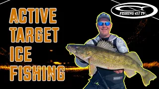 Ice Fishing for Walleye with Active Target from Lowrance