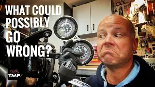 How to improve the gauges on a Triumph Speed Twin | What could possibly go wrong?