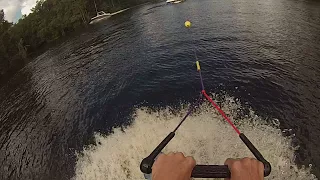 ALLIGATOR ATTACKS MAN WAKE BOARDING IN FLORIDA