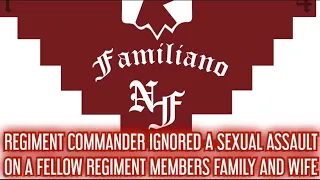 NUESTRA FAMILIA STREET REGIMENT COMMANDER TURNED A CHEEK TO A MEMBERS WIFE BEING SEXUALLY ASSAULTED