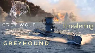 Greyhound Movie clip - GreyWolf threatening Greyhound.