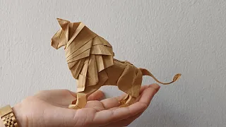 Fold the Paper Lion designed by Pham Hoang Tuan