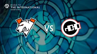 Virtus.pro vs nouns – Game 1 - ДОРОГА НА TI12: ГРУППОВОЙ ЭТАП