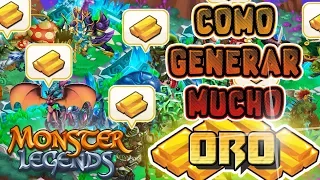 🤑 COMO GENERAR MUCHO ORO! 🤑Guia Completa - Monster Legends