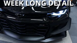 Detailing a ZL1 Camaro for a week! | Chicago High End Detailing