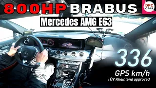 800HP Brabus 800 Mercedes AMG E63 Acceleration Run