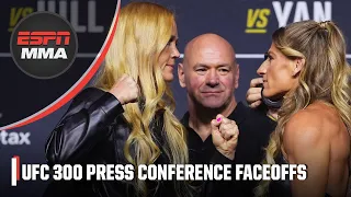 Faceoffs from the UFC 300 pre-fight press conference | ESPN MMA