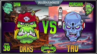 NEW Tau vs Orks: A Warhammer 40k Battle Report | 10th Edition 2000pts