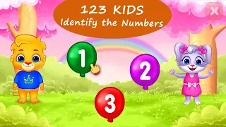 123 Kids Numbers #5 - Identify the Same Numbers with Lucas and Ruby | RV AppStudios Games