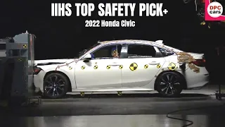 2022 Honda Civic Sedan and Hatchback Earn IIHS TOP SAFETY PICK+ Ratings
