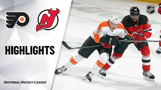 Flyers @ Devils 1/28/21 | NHL Highlights