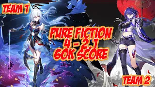 HONKAI: STAR RAIL - Pure Fiction 2.1 Stage 4 60k score F2P