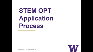 STEM OPT Extension Application Process