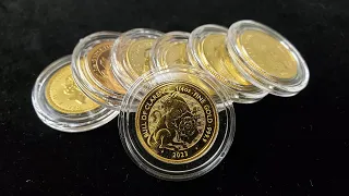 Stacking 1/4 Ounce GOLD Coins With The Tudor Beast Series!