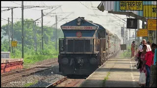 Dangerous Aggression by WDP-4 || ICF Saraighat Express Shatters at 110 KMPH.!